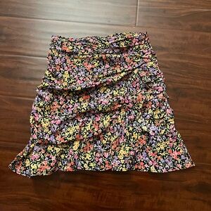 Zara mini floral skirt